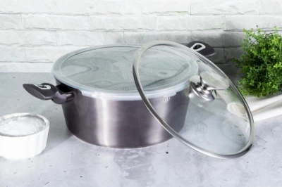 Berlingerhaus Sada nádobí s mramorovým povrchem 13 ks Carbon PRO Line