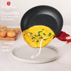 Berlingerhaus Sada nádobí s mramorovým povrchem 15 ks Burgundy Metallic Line