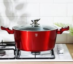 Berlingerhaus Sada nádobí s mramorovým povrchem 15 ks Burgundy Metallic Line