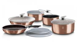 Berlingerhaus Sada nádobí s odnímatelnou rukojetí 12 ks Rosegold Metallic Line Berlingerhaus Sada nádobí s odnímatelnou rukojetí 12 ks Rosegold Metallic Line