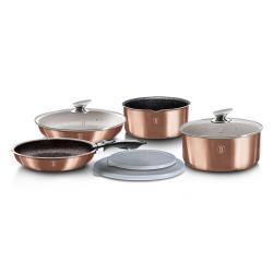 Berlingerhaus Sada nádobí s odnímatelnou rukojetí 9 ks Rosegold Metallic Line Berlingerhaus Sada nádobí s odnímatelnou rukojetí 9 ks Rosegold Metallic Line
