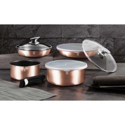 Berlingerhaus Sada nádobí s odnímatelnou rukojetí 9 ks Rosegold Metallic Line