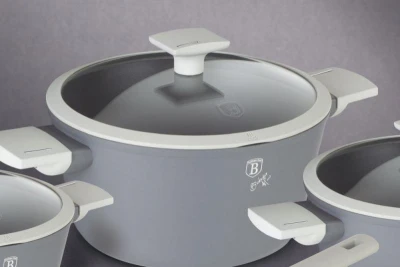 Berlingerhaus Sada nádobí s titanovým povrchem 10 ks Aspen Collection