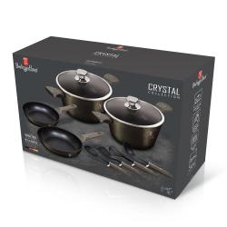 Berlingerhaus Sada nádobí s titanovým povrchem 10 ks Crystal Collection