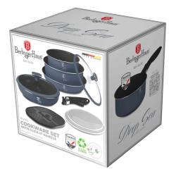 Berlingerhaus Sada nádobí s titanovým povrchem 10 ks Deep Sea Collection