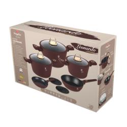 Berlingerhaus Sada nádobí s titanovým povrchem 10 ks Leonardo Collection