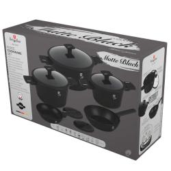 Berlingerhaus Sada nádobí s titanovým povrchem 10 ks Matte Black Collection Berlingerhaus Sada nádobí s titanovým povrchem 10 ks Matte Black Collection