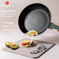 Berlingerhaus Sada nádobí s titanovým povrchem 10 ks Matte green Collection