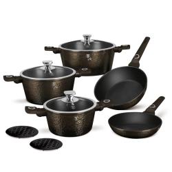 Berlingerhaus Sada nádobí s titanovým povrchem 10 ks Primal Gloss Collection
