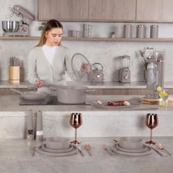 Berlingerhaus Sada nádobí s titanovým povrchem 10 ks Taupe Nordic Collection