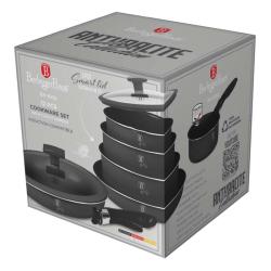 Berlingerhaus Sada nádobí s titanovým povrchem 12 ks Antracite Collection