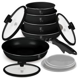 Berlingerhaus Sada nádobí s titanovým povrchem 12 ks Matte Black Collection Berlingerhaus Sada nádobí s titanovým povrchem 12 ks Matte Black Collection