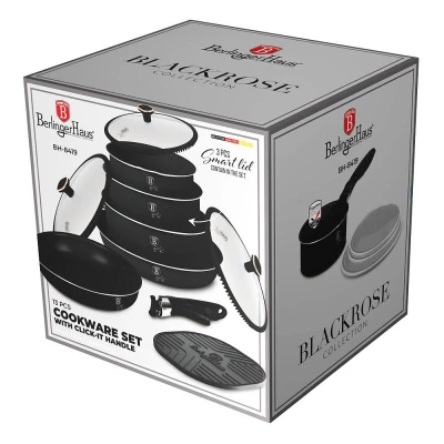 Berlingerhaus Sada nádobí s titanovým povrchem 13 ks Black Rose Collection