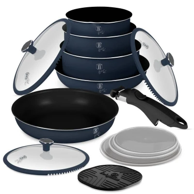 Berlingerhaus Sada nádobí s titanovým povrchem 13 ks Deep Sea Collection Berlingerhaus Sada nádobí s titanovým povrchem 13 ks Deep Sea Collection
