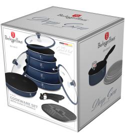 Berlingerhaus Sada nádobí s titanovým povrchem 13 ks Deep Sea Collection