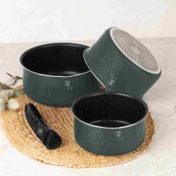 Berlingerhaus Sada nádobí s titanovým povrchem 13 ks Matte Green Collection