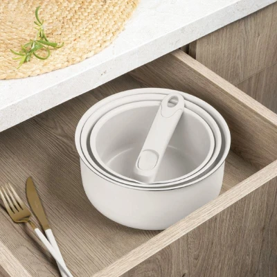 Berlingerhaus Sada nádobí s titanovým povrchem 13 ks Sahara Marble Collection