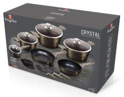 Berlingerhaus Sada nádobí s titanovým povrchem 15 ks Crystal Collection