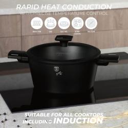 Berlingerhaus Sada nádobí s titanovým povrchem 15 ks Matte Black Collection