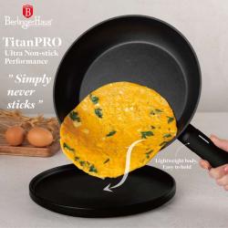 Berlingerhaus Sada nádobí s titanovým povrchem 15 ks Matte Black Collection