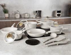 Berlingerhaus Sada nádobí s titanovým povrchem 15 ks Sahara Collection