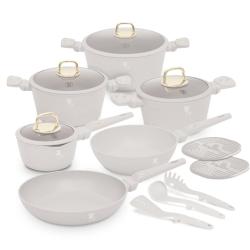 Berlingerhaus Sada nádobí s titanovým povrchem 15 ks Sahara Collection