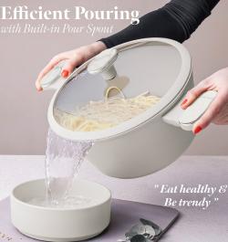 Berlingerhaus Sada nádobí s titanovým povrchem 15 ks Sahara Marble Collection