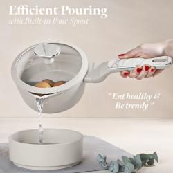 Berlingerhaus Sada nádobí s titanovým povrchem 15 ks Sahara Marble Collection