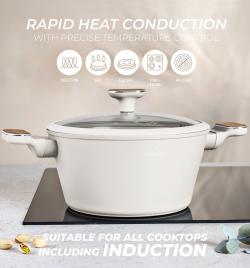 Berlingerhaus Sada nádobí s titanovým povrchem 15 ks Sahara Nordic Collection