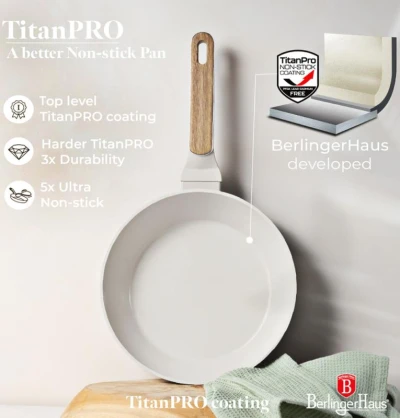 Berlingerhaus Sada nádobí s titanovým povrchem 15 ks Sahara Nordic Collection