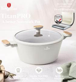 Berlingerhaus Sada nádobí s titanovým povrchem 15 ks Sahara Nordic Collection