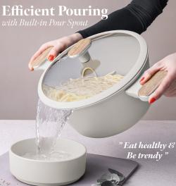 Berlingerhaus Sada nádobí s titanovým povrchem 15 ks Sahara Nordic Collection