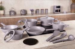 Berlingerhaus Sada nádobí s titanovým povrchem 15 ks Taupe Collection