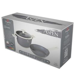 Berlingerhaus Sada nádobí s titanovým povrchem 3 ks Aspen Collection