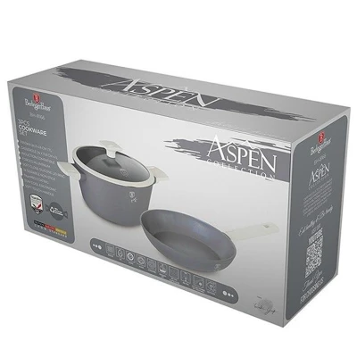 Berlingerhaus Sada nádobí s titanovým povrchem 3 ks Aspen Collection