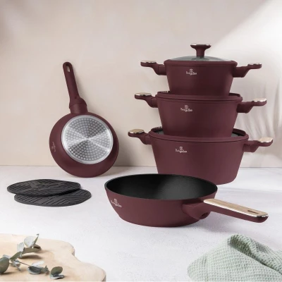 Berlingerhaus Sada nádobí s titanovým povrchem 3 ks Leonardo Nordic Collection
