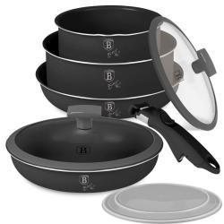 Berlingerhaus Sada nádobí s titanovým povrchem 9 ks Anthracite Collection Berlingerhaus Sada nádobí s titanovým povrchem 9 ks Anthracite Collection