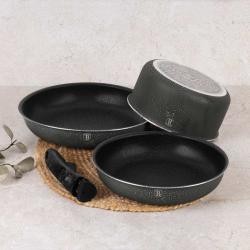 Berlingerhaus Sada nádobí s titanovým povrchem 9 ks Anthracite Collection