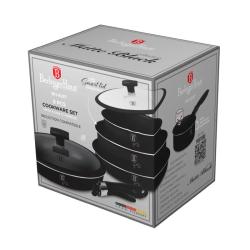 Berlingerhaus Sada nádobí s titanovým povrchem 9 ks Matte Black Collection
