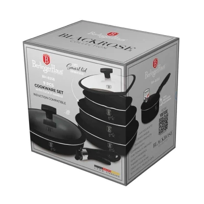 Berlingerhaus Sada nádobí s titanovým povrchem 9 ks Monaco Collection (VÝPRODEJ)
