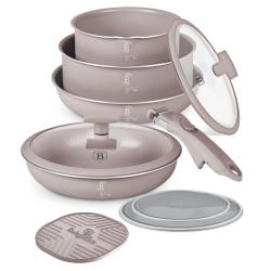 Berlingerhaus Sada nádobí s titanovým povrchem 9 ks Taupe Collection Berlingerhaus Sada nádobí s titanovým povrchem 9 ks Taupe Collection
