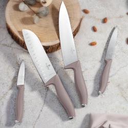 Berlingerhaus Sada nožů nerez 4 ks Taupe Collection