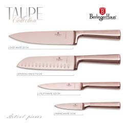 Berlingerhaus Sada nožů nerez 4 ks Taupe Collection