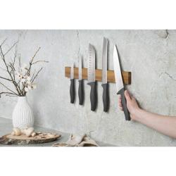 Berlingerhaus Sada nožů s magnetickým držákem z akátového dřeva 6 ks Antracite Collection