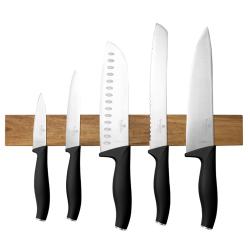 Berlingerhaus Sada nožů s magnetickým držákem z akátového dřeva 6 ks Matt Black Collection Berlingerhaus Sada nožů s magnetickým držákem z akátového dřeva 6 ks Matt Black Collection