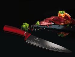 Berlingerhaus Sada nožů s nepřilnavým povrchem 6 ks Burgundy Metallic Line