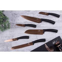 Berlingerhaus Sada nožů s nepřilnavým povrchem 6 ks Rosegold Metallic Line