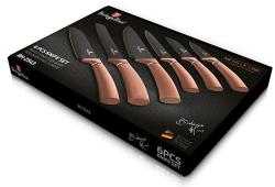 Berlingerhaus Sada nožů s nepřilnavým povrchem 6 ks Rosegold Metallic Line