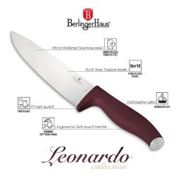 Berlingerhaus Sada nožů se stojanem BAMBOO 10 ks Leonardo Collection