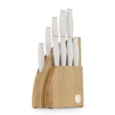 Berlingerhaus Sada nožů se stojanem BAMBOO 10 ks Leonardo Collection (VÝPRODEJ)